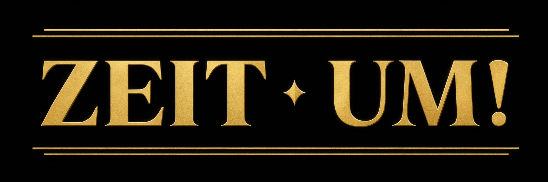 Zeit um!